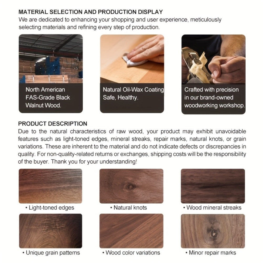 Mechanical Kitchen Timer with Loud Alarm - Black Walnut Wood Cooking Timer, 100% Battery-Free Desktop Timer for Cooking, Baking & Study
