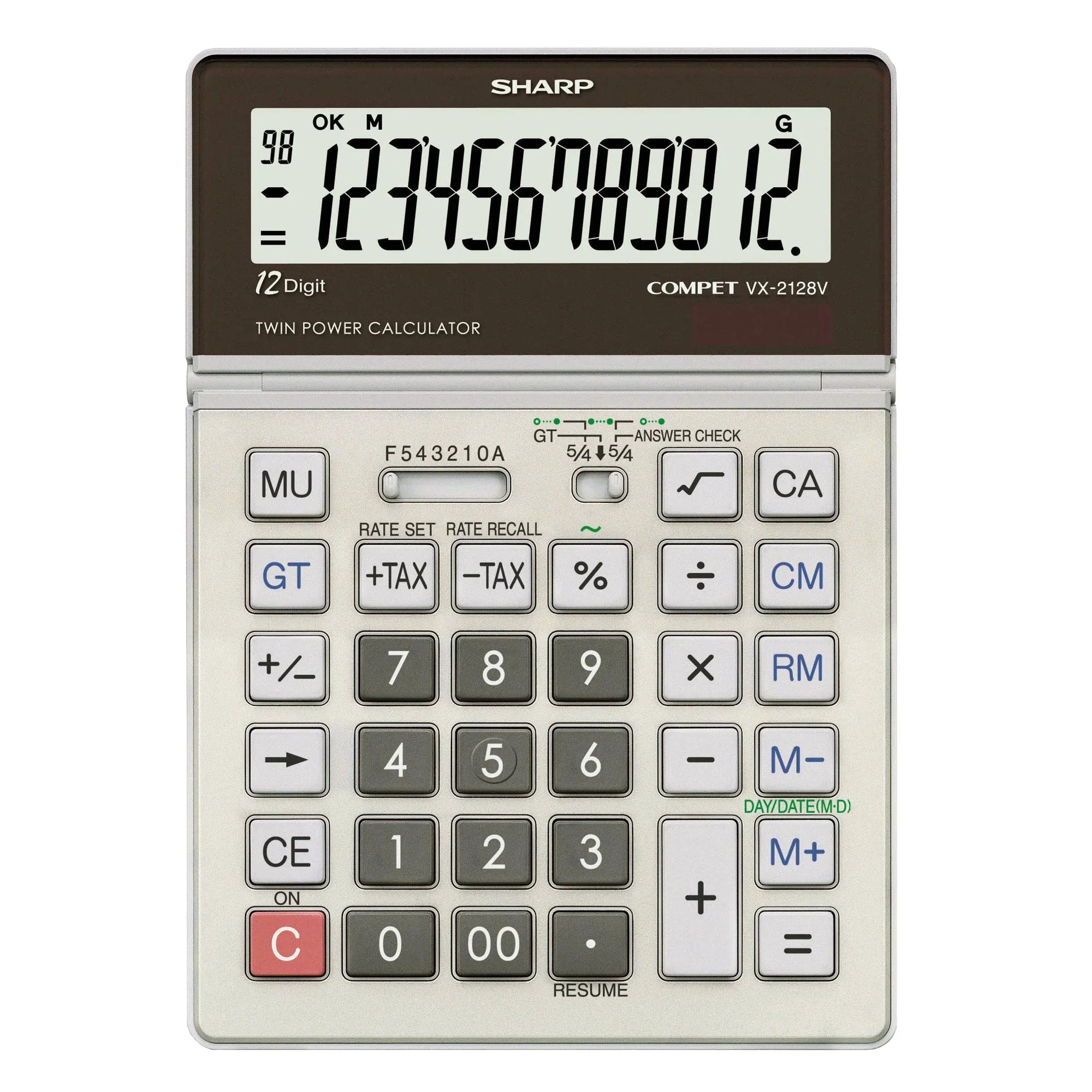 Sharp 12-Digit Commercial Desktop Calculator with Answer Check and Kickstand  Highlights: