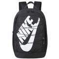 Nike Hayward 26L Backpack Black White Big Logo School Sports Travel Daypack